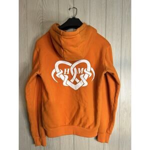 Hate me Hoodie Orange Streetwear Size M